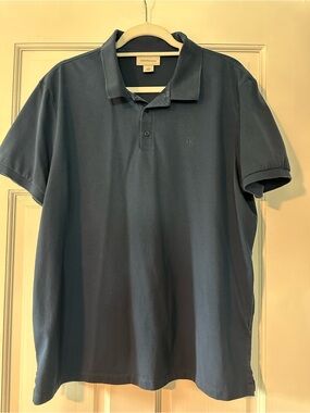 Calvin Klein Jeans Men's Slate Blue Polo Shirt